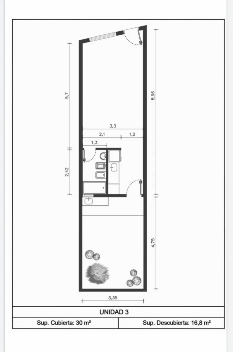 Departamentos Monoambiente con Fondo Verde, Apto Profesional Sobre Avda. Gaona en Ramos Mejia, en Venta — foto 13