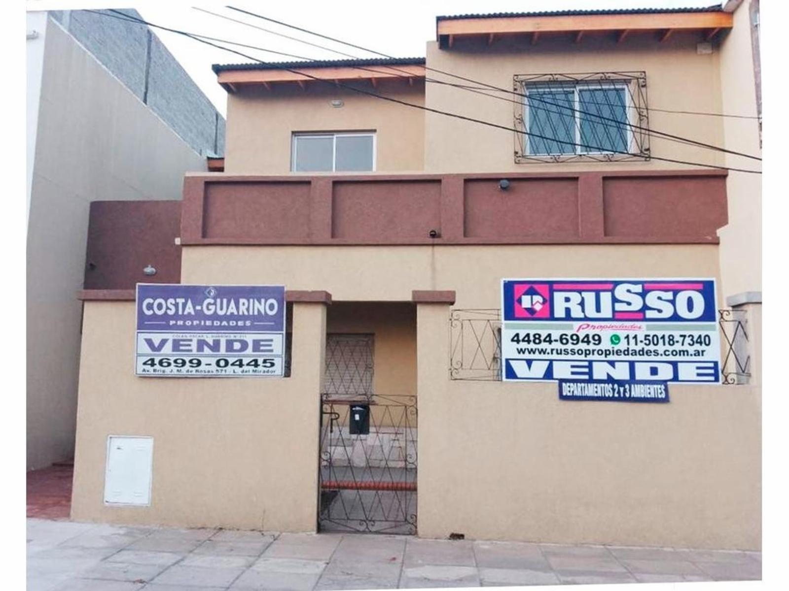 PH de 3 ambientes en primer piso al frente a estrenar