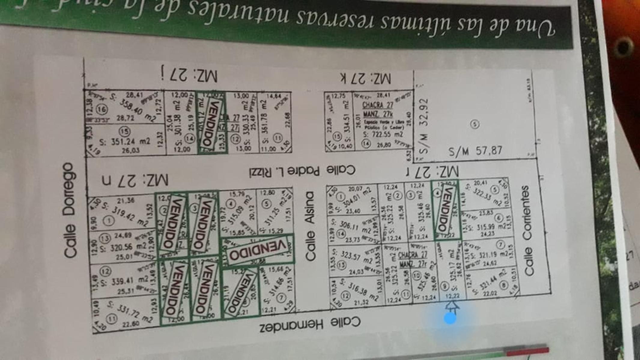 Lote de 325,17 m2 en venta en barrio Los Fresnos. — foto 5