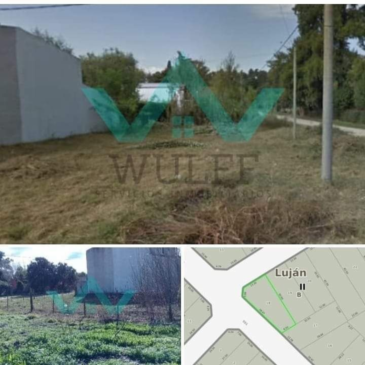 LOTE B. Luna Esquina 375m2 14.000 USD.
