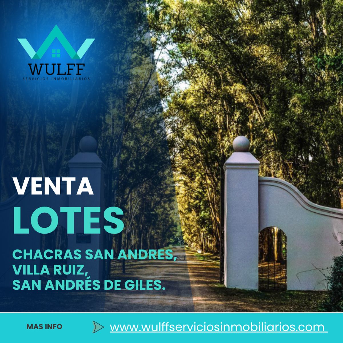 Lotes en Barrio Cerrado Chacras de San Andrés, Villa Ruiz, San Andres de Giles en Venta — foto 2