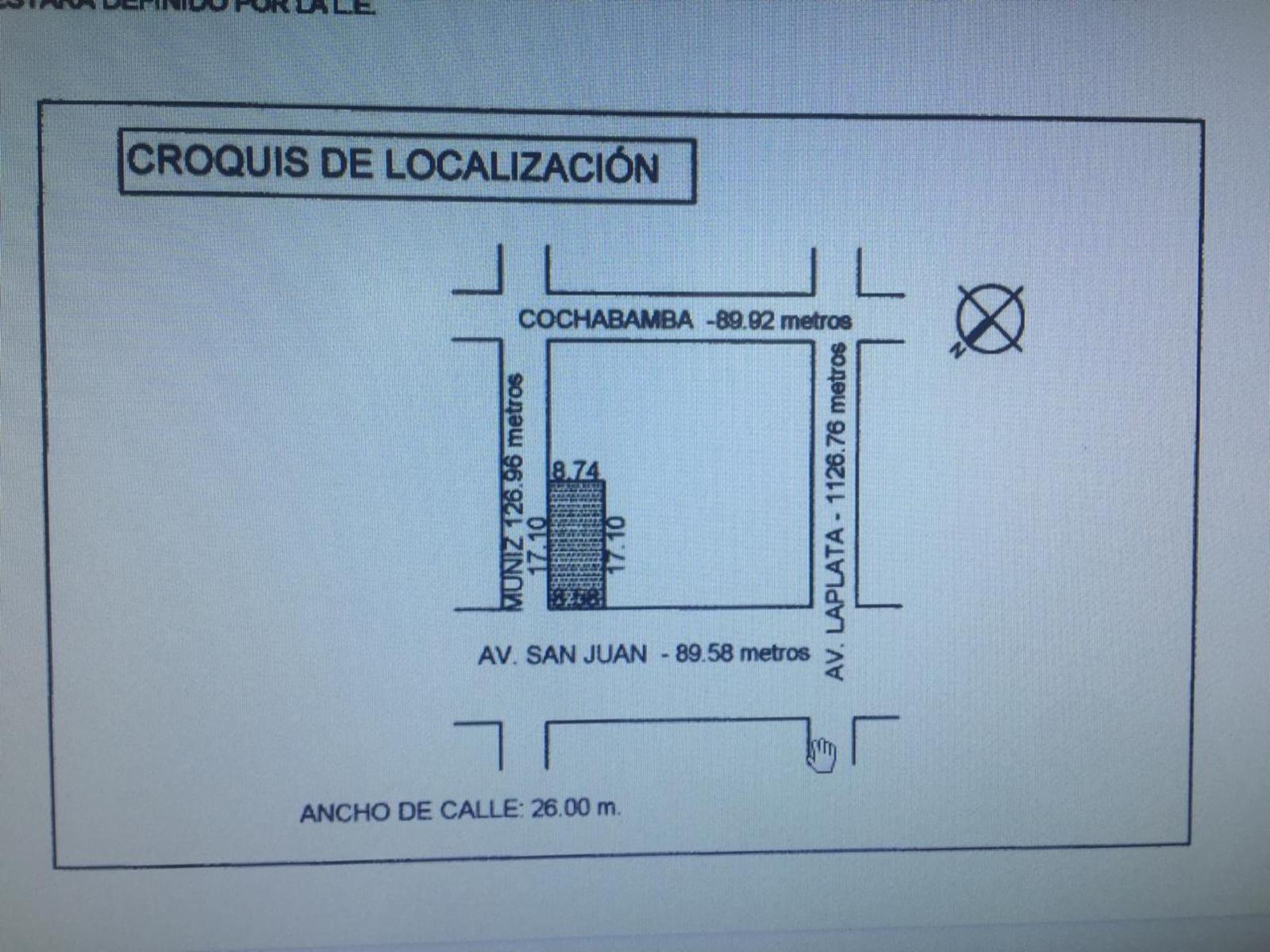 Venta terreno en esquina, excelente ubicación. Av San Juan 4300 — foto 4
