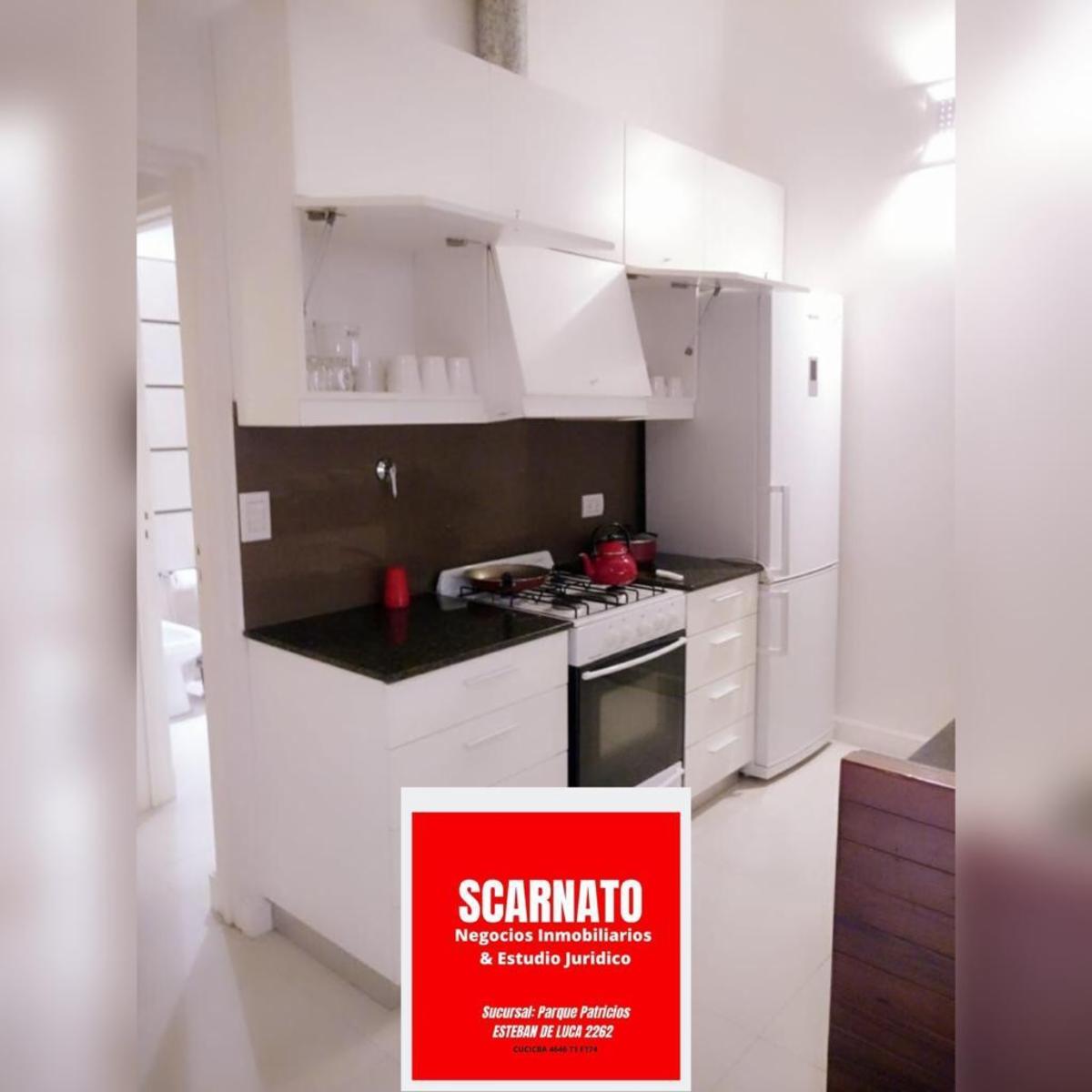 Departamento en planta baja, 3 amb y patio. - San Nicolás