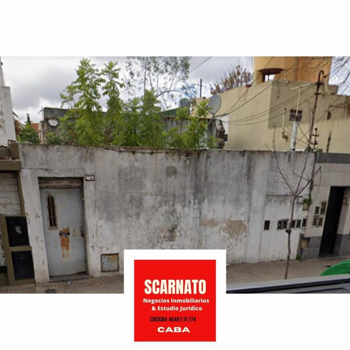 Venta casa a refacciónar lote de 7,82 x 41,68