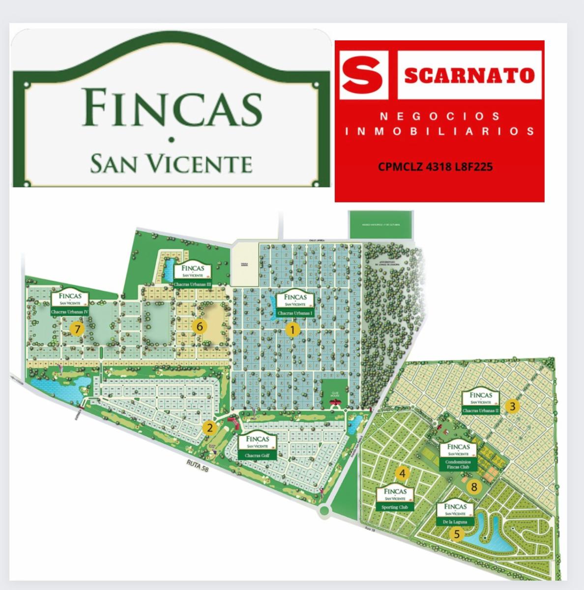 Venta de lote en Fincas de San Vicente V a la LAGUNA