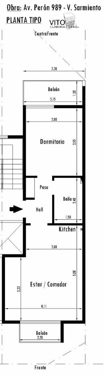 Departamento 2 AMbientes Excelente Complejo Villa Sarmiento en Pozo entrega 2023 — foto 13