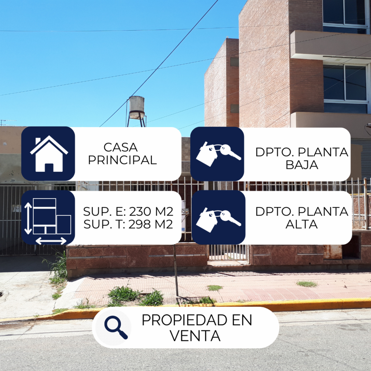 ATENCIÓN INVERSIONISTAS/ VENTA: CASA PRINCIPAL + DPTO PLANTA BAJA + DPTO PLANTA ALTA. — foto 2