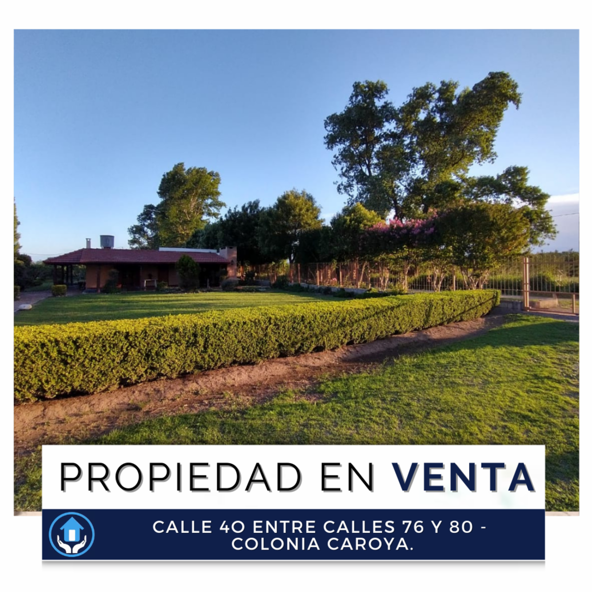 ATENCIÓN/ IMPORTANTE PROPIEDAD EN VENTA: CASA QUINTA PRINCIPAL + CASA SECUNDARIA + GALPÓN + 7 HCT. PARA LA SIEMBRA - 1