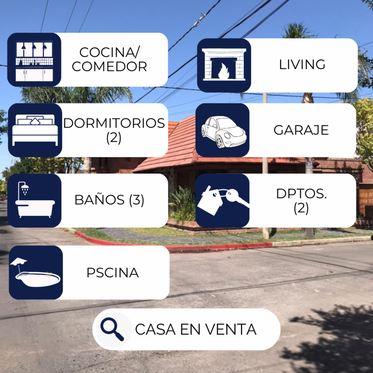 ATENCIÓN/ IMPORTANTE PROPIEDAD EN VENTA: CASA PRINCIPAL DE CATEGORÍA + DPTO N°1 + DPTO. N°2 — foto 2