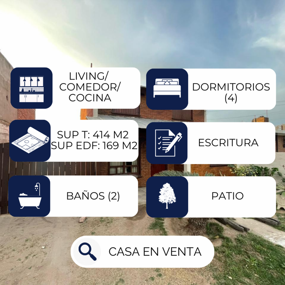 PROPIEDAD EN VENTA: CASA PRINCIPAL — foto 2