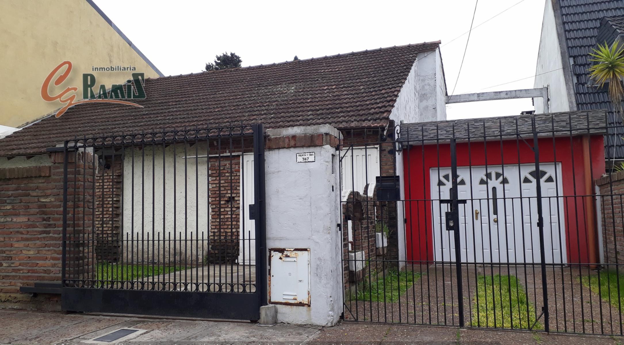 Casa En Venta Lote Terreno 497m2, Treinta Y Tres 700 Ituzaingo