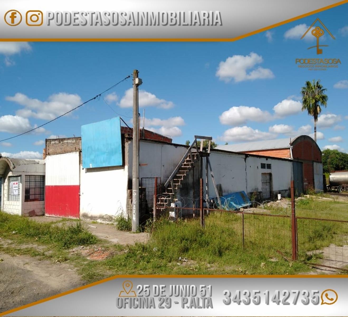 Se vende Galpon Deposito Estacionamiento sobre Avenida 30*100 - 3