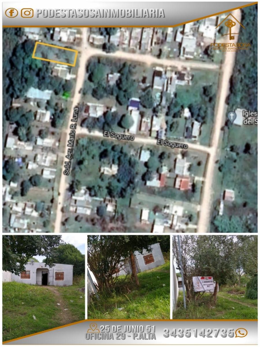SE VENDE TERRENO 15X49 con casa a reciclar