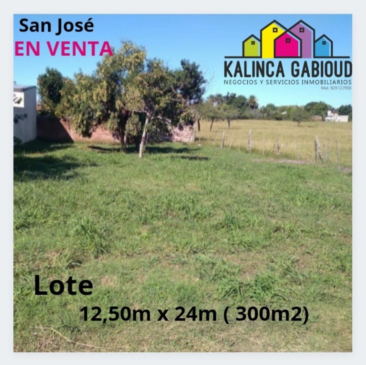 LOTE DE 300m2 EN SAN JOSE