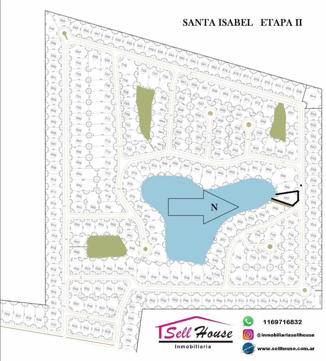LOTE AL LA LAGUNA 800 MTS. SANTA ISABEL ETAPA 2 LISTO PARA CONSTRUIR — foto 4