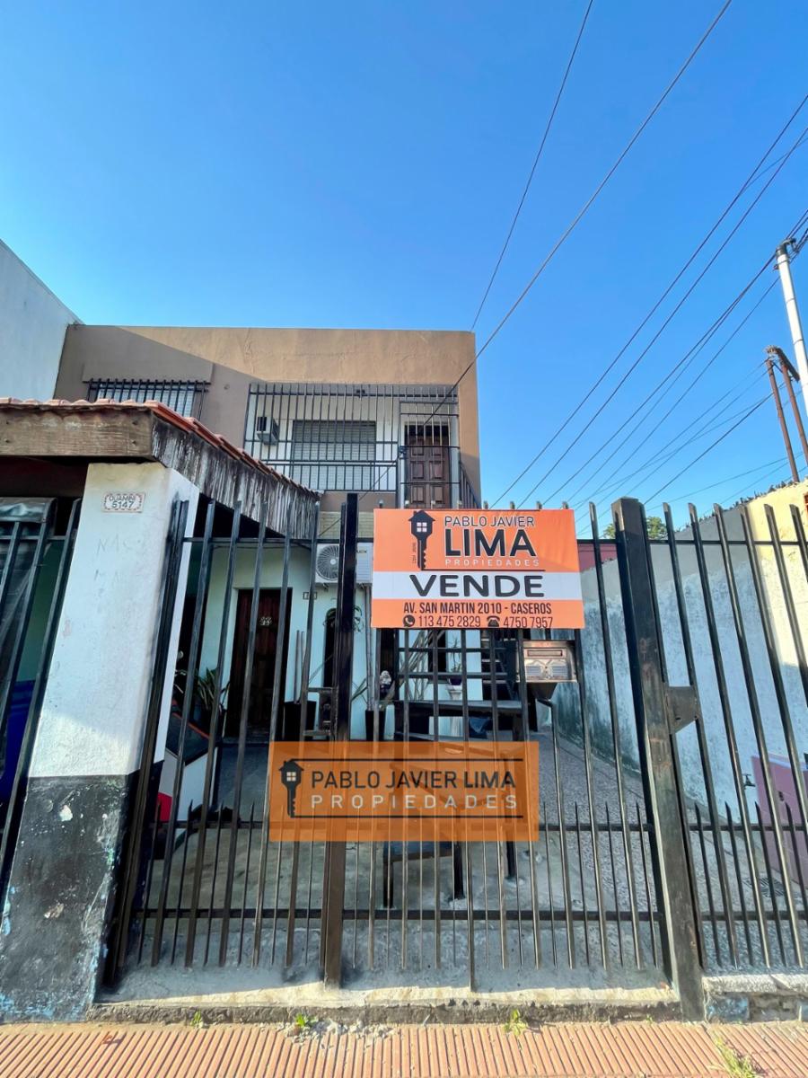 DEPARTAMENTO TIPO CASA 3 AMB EN PLANTA ALTA EN CASEROS - TRES DE FEBRERO