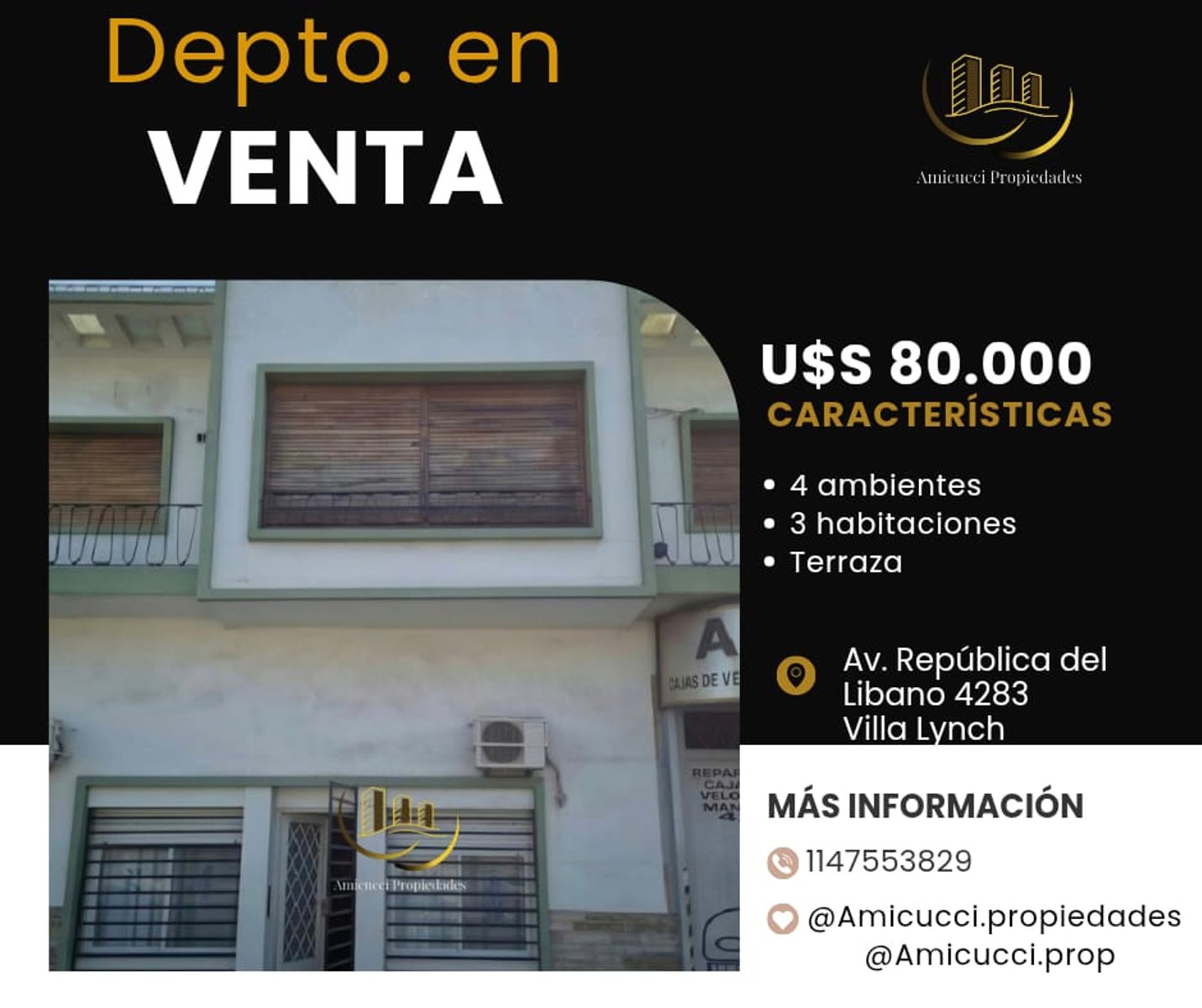 Venta Depto 4 Ambientes En Ph. Zona Villa Lynch — foto 3