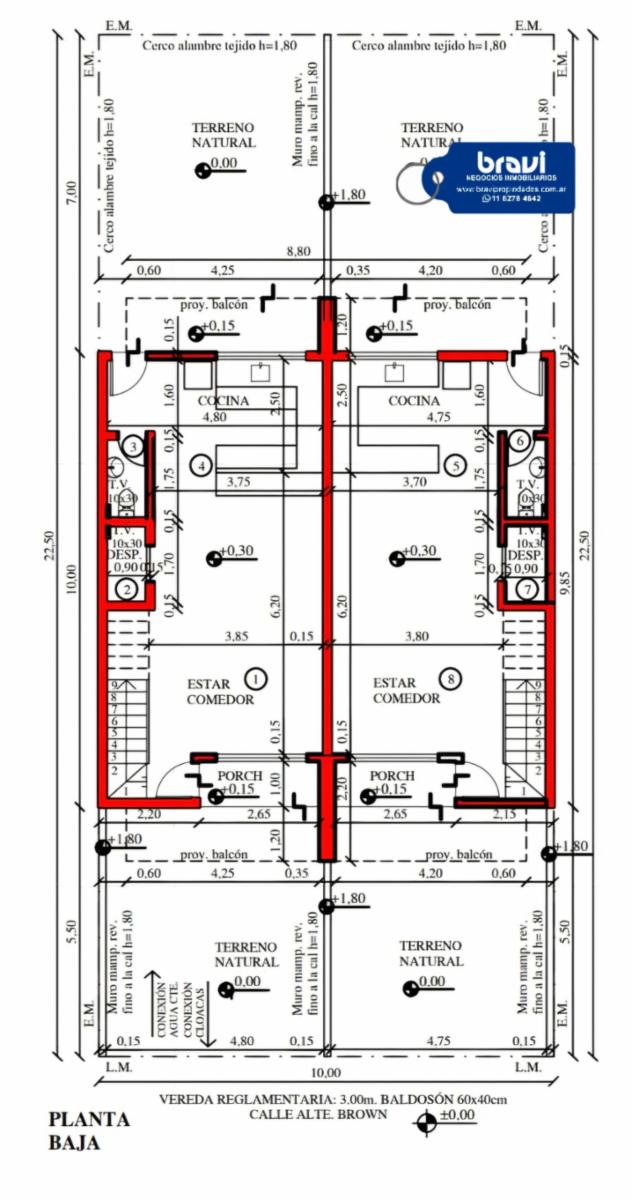 Duplex a Estrenar Centro de Gral Rodríguez