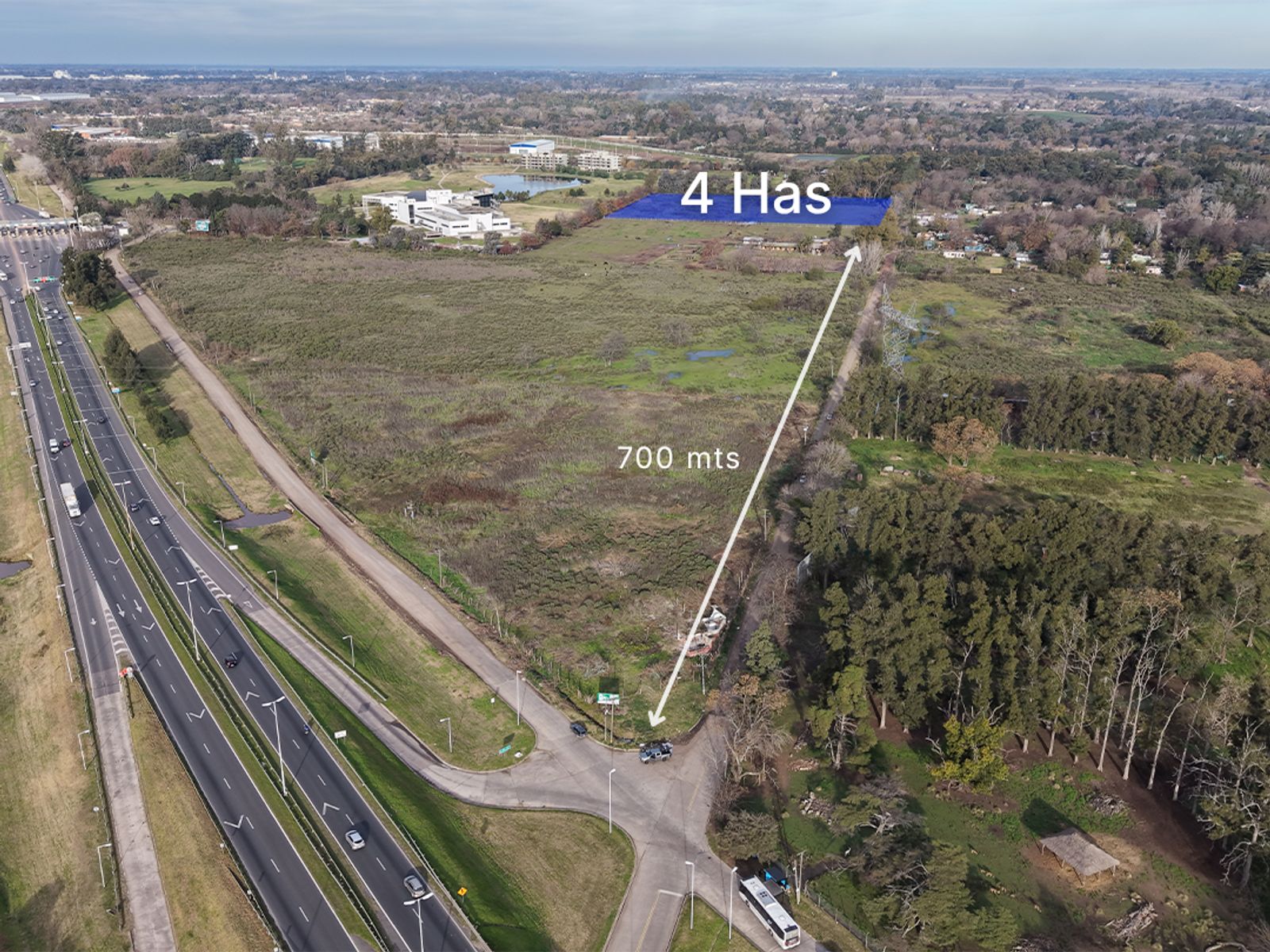 Campo 4has en Venta a 700 mts de Km 58 Autopista Acc. Oeste, Luján - 2