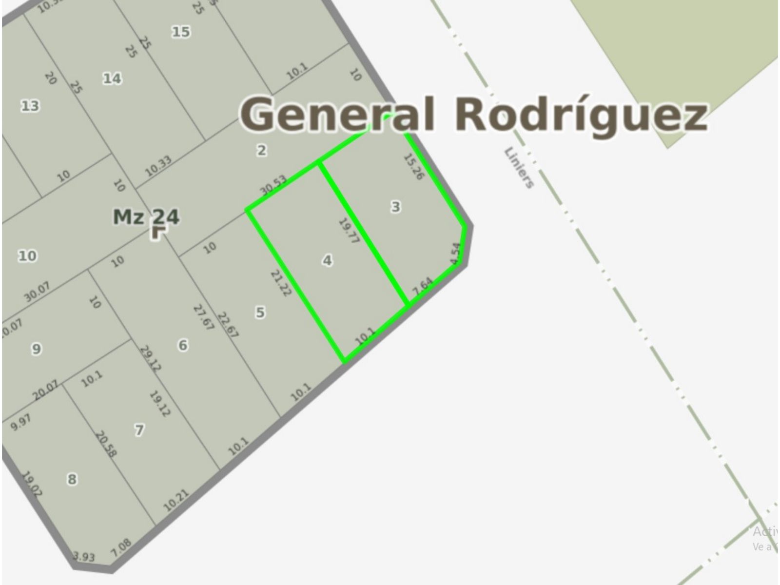 Terreno en esquina Ruta 24, General Rodríguez - 1