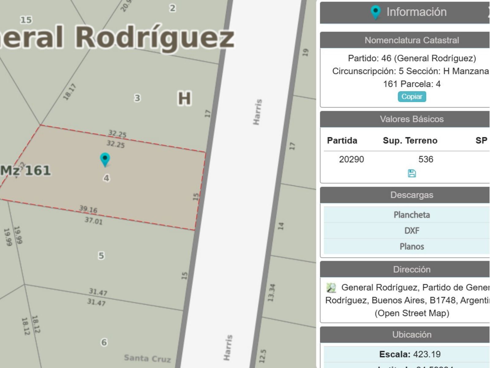 Terreno en Venta Proximo a Colectora Sur Acc. Oeste, General Rodríguez