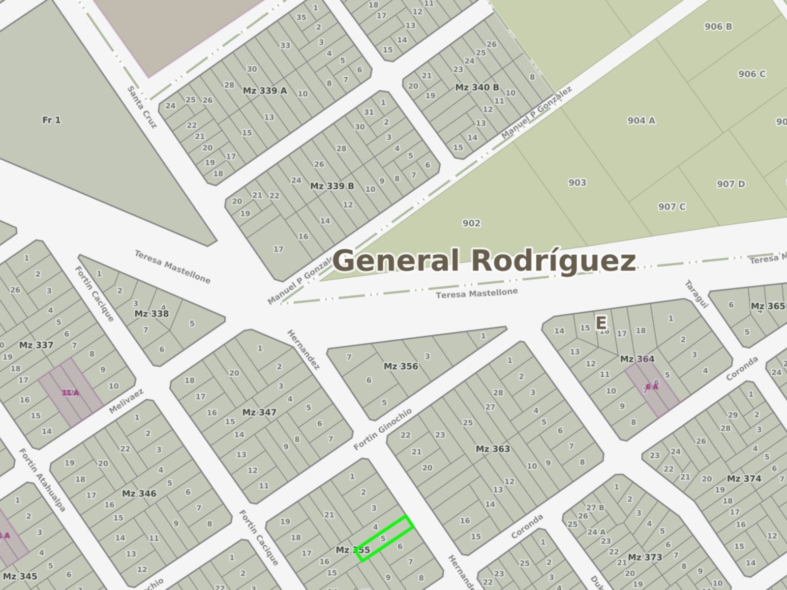 Lote en venta en Concejal Hernández 858, General Rodríguez - 1