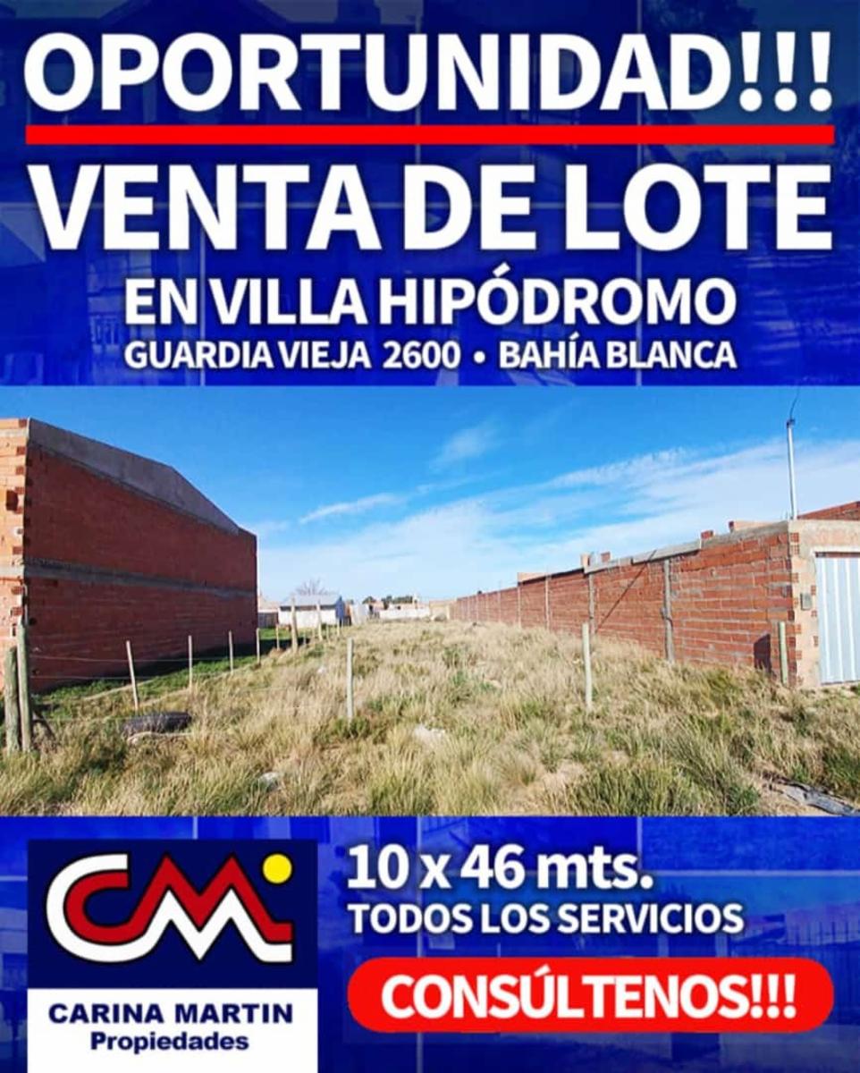 OPORTUNIDAD LOTE en VENTA en zona ALTA de la ciudad - Todos los servicios