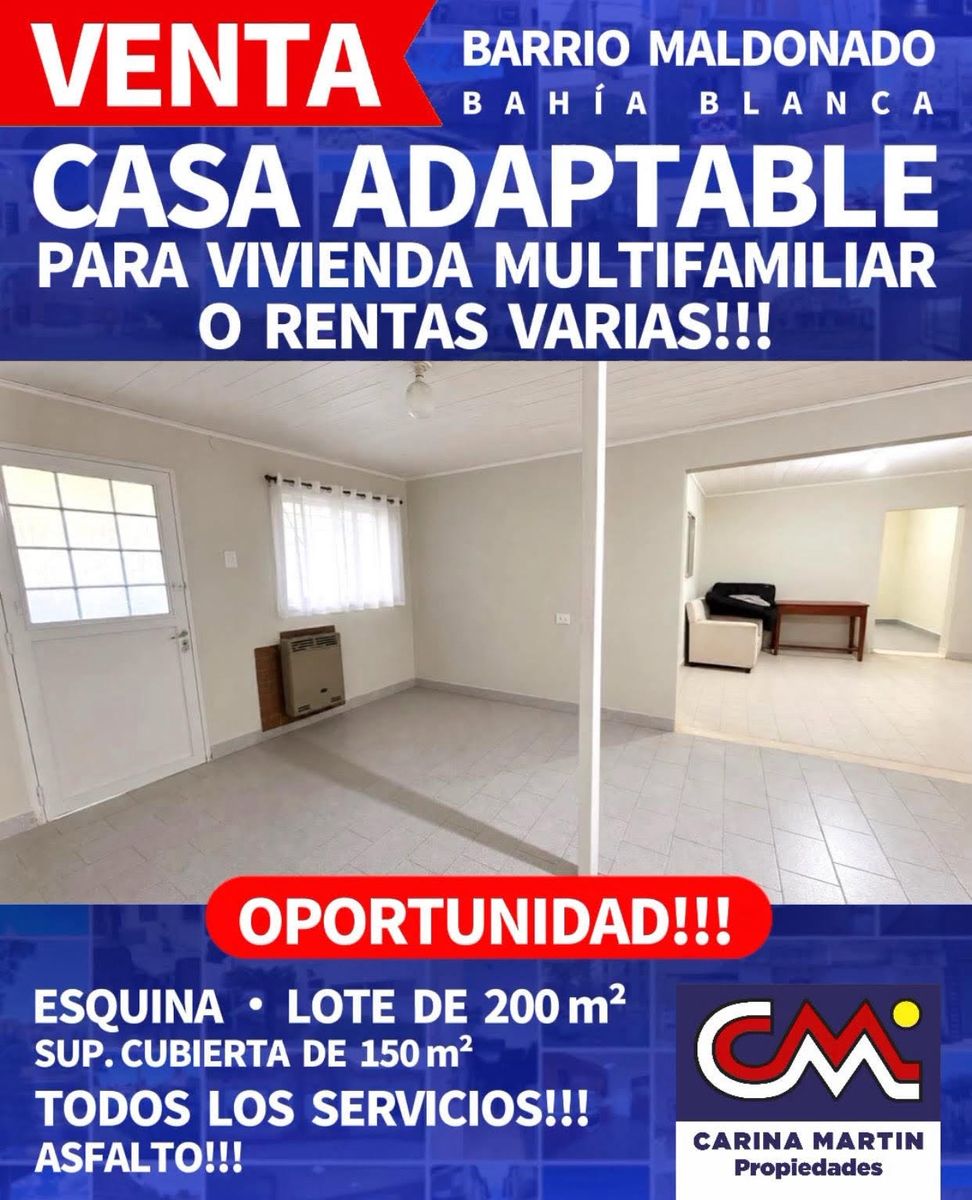 VENTA DE PROPIEDAD CON MULTIPLES OPCIONES APTA USO MULTIFAMILIAR O PARA RENTA BARRIO MALDONADO - 1